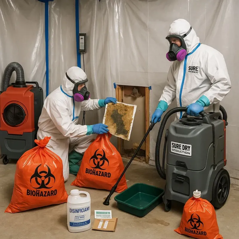 Contaminated Water Handling Protocols process in Washburn, ND