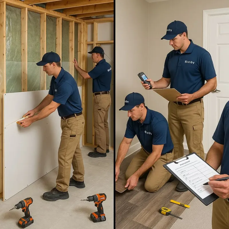 Repairs and Reconstruction process in Washburn, ND